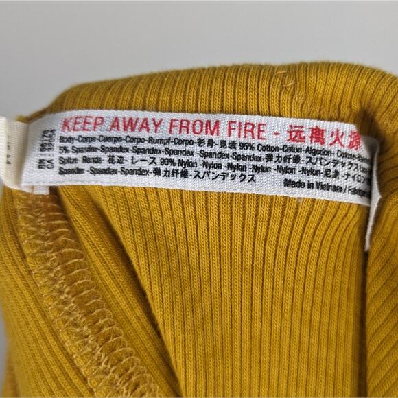 Free People Harlow Bike Shorts In Hawaii Honey Gold Size Medium New - Picture 7 of 10